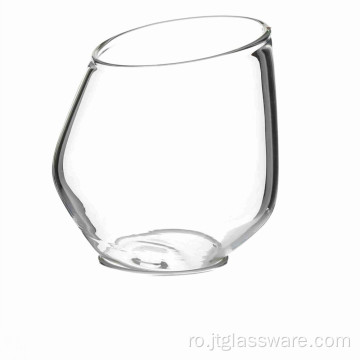 Pahare de vin din sticla Pyrex transparente